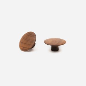 Blyth - Red Oak Wood Disc Knob - Architectural Hardware - Red Oak Wood Disc Knob