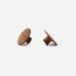 Blyth - Red Oak Wood Disc Knob - Architectural Hardware - Red Oak Wood Disc Knob