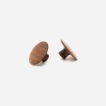 Blyth - Red Oak Wood Disc Knob - Architectural Hardware - Red Oak Wood Disc Knob