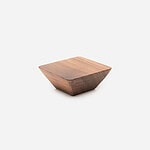 Blyth - Walnut Wood Square Knob - Architectural Hardware - Walnut Wood Square Knob