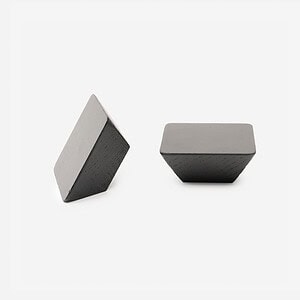 Blyth - Walnut Wood Square Knob - Architectural Hardware - Walnut Wood Square Knob