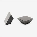 Blyth - Walnut Wood Square Knob - Architectural Hardware - Walnut Wood Square Knob