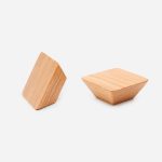 Blyth - Walnut Wood Square Knob - Architectural Hardware - Walnut Wood Square Knob