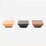Blyth - Walnut Wood Square Knob - Architectural Hardware - Walnut Wood Square Knob