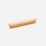 Blyth - Red Oak Wood Ellipse Handle - Architectural Hardware - Red Oak Wood Ellipse Handle