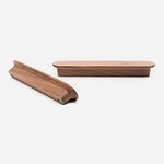 Blyth - Red Oak Wood Ellipse Handle - Architectural Hardware - Red Oak Wood Ellipse Handle