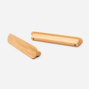 Blyth - Red Oak Wood Ellipse Handle - Architectural Hardware - Red Oak Wood Ellipse Handle