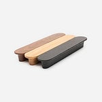 Blyth - Red Oak Wood Ellipse Handle - Architectural Hardware - Red Oak Wood Ellipse Handle