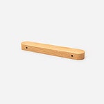 Blyth - Red Oak Wood Baton Handle - Architectural Hardware - Red Oak Wood Baton Handle