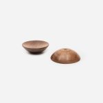 Blyth - Red Oak Wood Concave Knob - Architectural Hardware - Red Oak Wood Concave Knob