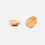 Blyth - Red Oak Wood Concave Knob - Architectural Hardware - Red Oak Wood Concave Knob