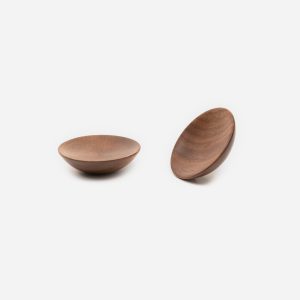 Blyth - Red Oak Wood Concave Knob - Architectural Hardware - Red Oak Wood Concave Knob