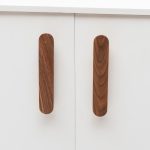 Blyth - Red Oak Wood Ellipse Handle - Architectural Hardware - Red Oak Wood Ellipse Handle