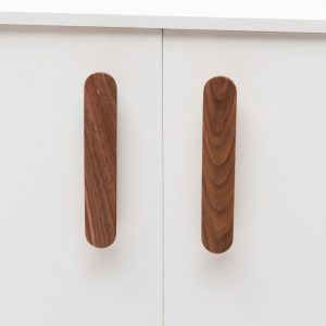 Blyth - Red Oak Wood Ellipse Handle - Architectural Hardware - Red Oak Wood Ellipse Handle