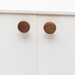 Blyth - Red Oak Wood Disc Knob - Architectural Hardware - Red Oak Wood Disc Knob