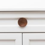 Blyth - Red Oak Wood Concave Knob - Architectural Hardware - Red Oak Wood Concave Knob