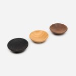 Blyth - Red Oak Wood Concave Knob - Architectural Hardware - Red Oak Wood Concave Knob