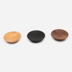 Blyth - Red Oak Wood Concave Knob - Architectural Hardware - Red Oak Wood Concave Knob