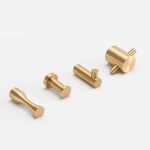 Pyla - Pillar Brass Wall Hook - Wall Hooks - Pillar Brass Wall Hook