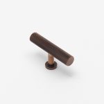 Qena -  Linear Antique Bronze Brass Pull - Architectural Hardware - Linear Antique Bronze Brass Pull