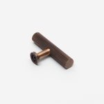 Qena -  Linear Antique Bronze Brass Pull - Architectural Hardware - Linear Antique Bronze Brass Pull