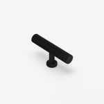 Qena -  Linear Matte Black Brass Pull - Architectural Hardware - Linear Matte Black Brass Pull