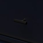 Qena -  Linear Matte Black Brass Pull - Architectural Hardware - Linear Matte Black Brass Pull