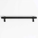 Porto - Knurled Matte Black Handle - 350mm