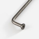 Manaus - Tumbled Nickel Knob - Architectural Hardware - Tumbled Nickel Knob