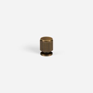 Avila - Matte Brass Knob - 19mm