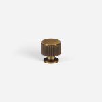 Avila - Matte Brass Knob - 19mm
