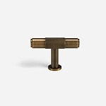 Avila - Gunmetal Brass Pull - Architectural Hardware - Gunmetal Brass Pull