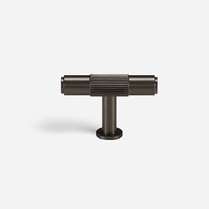 Avila - Gunmetal Brass Pull - Architectural Hardware - Gunmetal Brass Pull