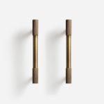 Lija - Knurled Brushed Brass Knob - Architectural Hardware - Knurled Brushed Brass Knob