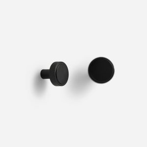Lija - Knurled Brushed Brass Knob - Architectural Hardware - Knurled Brushed Brass Knob
