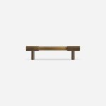 Lija - Knurled Brushed Brass Knob - Architectural Hardware - Knurled Brushed Brass Knob