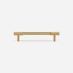 Lija - Knurled Brushed Brass Knob - Architectural Hardware - Knurled Brushed Brass Knob