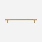 Lija - Knurled Brushed Brass Knob - Architectural Hardware - Knurled Brushed Brass Knob