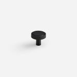Lija - Knurled Brushed Brass Knob - Architectural Hardware - Knurled Brushed Brass Knob
