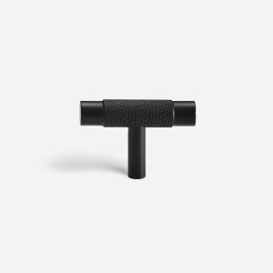 Lija - Knurled Brushed Brass Knob - Architectural Hardware - Knurled Brushed Brass Knob