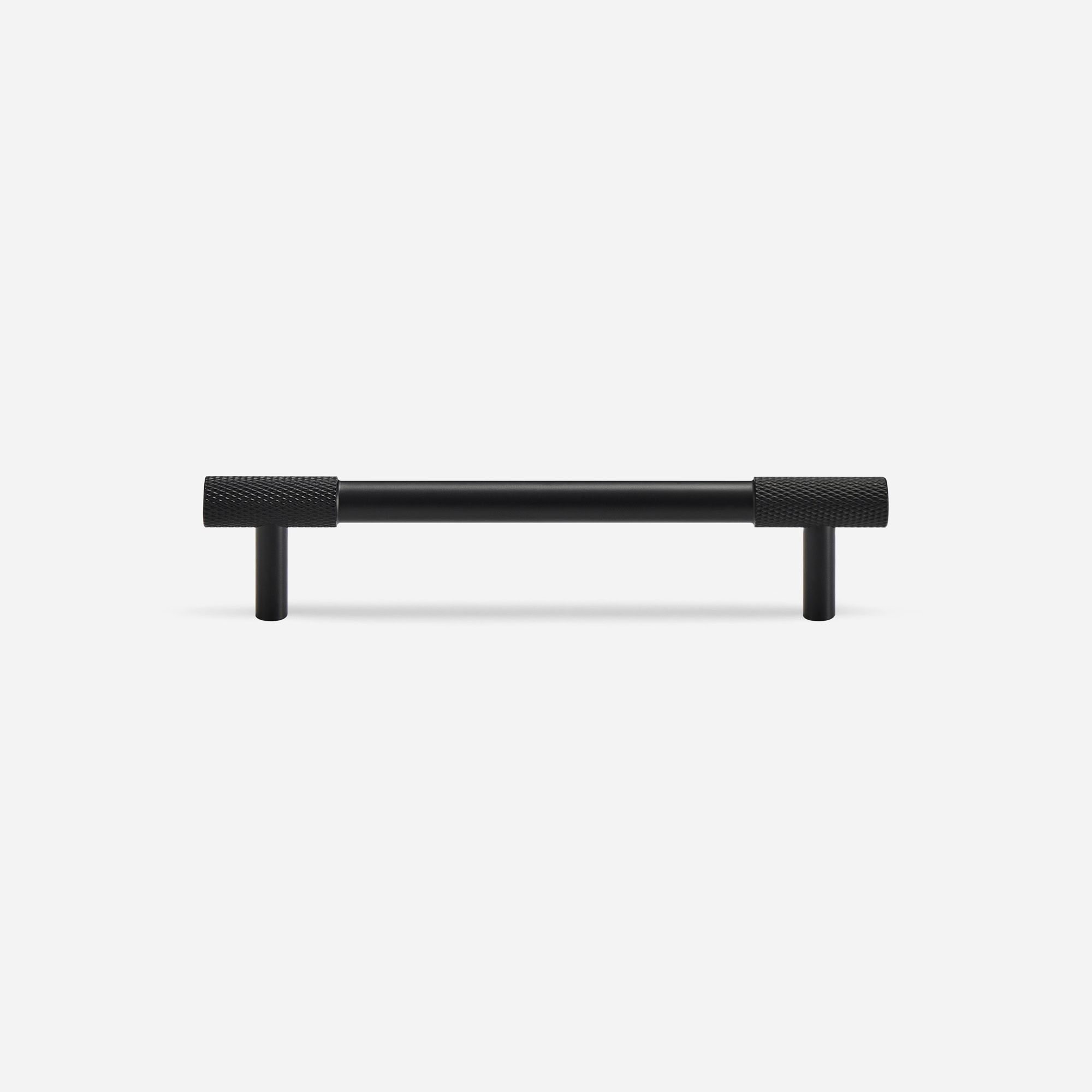 Lija-BLK-6 Lija - Knurled Brushed Brass Knob - Architectural Hardware - Knurled Brushed Brass Knob