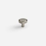 Lija - Knurled Brushed Brass Knob - Architectural Hardware - Knurled Brushed Brass Knob