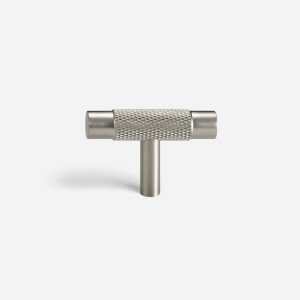 Lija - Knurled Brushed Brass Knob - Architectural Hardware - Knurled Brushed Brass Knob