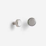 Lija - Knurled Brushed Brass Knob - Architectural Hardware - Knurled Brushed Brass Knob