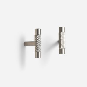 Lija - Knurled Brushed Brass Knob - Architectural Hardware - Knurled Brushed Brass Knob