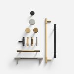 Lija - Knurled Brushed Brass Knob - Architectural Hardware - Knurled Brushed Brass Knob