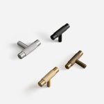 Lija - Knurled Brushed Brass Knob - Architectural Hardware - Knurled Brushed Brass Knob
