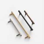 Lija - Knurled Brushed Brass Knob - Architectural Hardware - Knurled Brushed Brass Knob