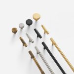 Lija - Knurled Brushed Brass Knob - Architectural Hardware - Knurled Brushed Brass Knob