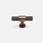 Avila - Gunmetal Brass Pull - Architectural Hardware - Gunmetal Brass Pull